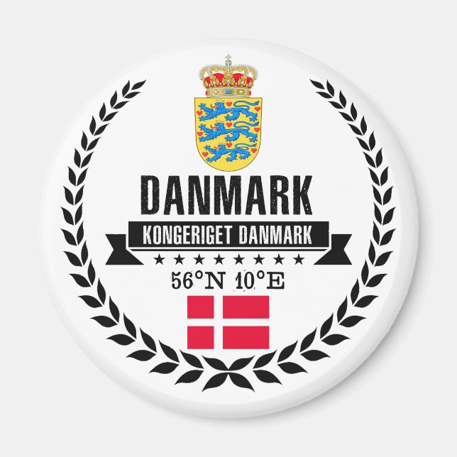 Denmark Magnet (Front)