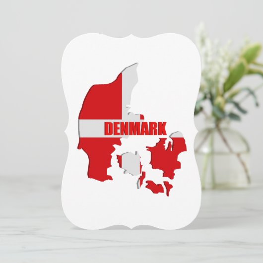 Denmark map (Standing Front)