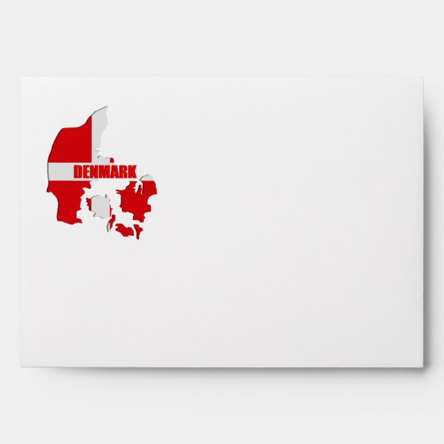 Denmark map envelope (Front)