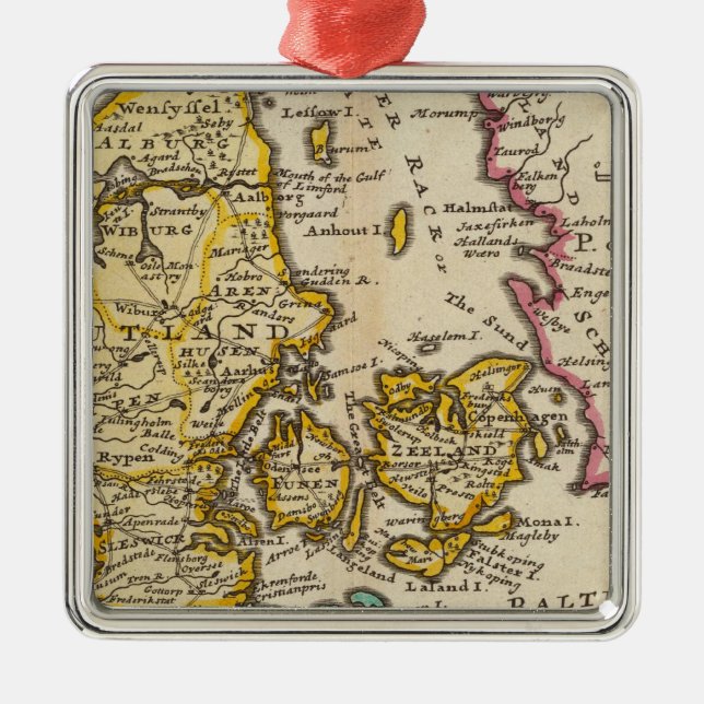 Denmark Metal Ornament (Front)