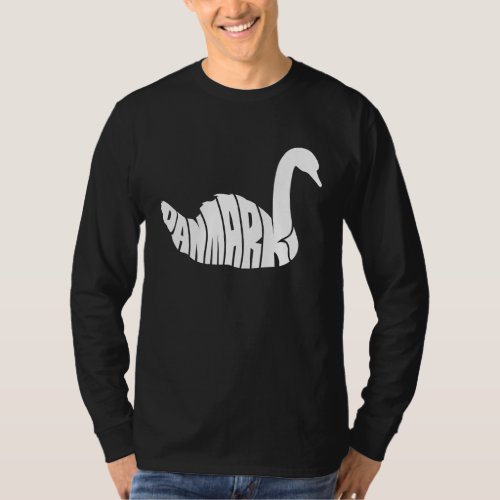 Denmark Mute Swan Word   Animal T_Shirt