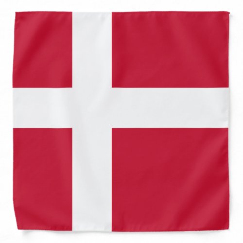 Denmark National Flag Team Support Bandana