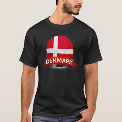 Denmark National Team World Football Soccer Champi T_Shirt
