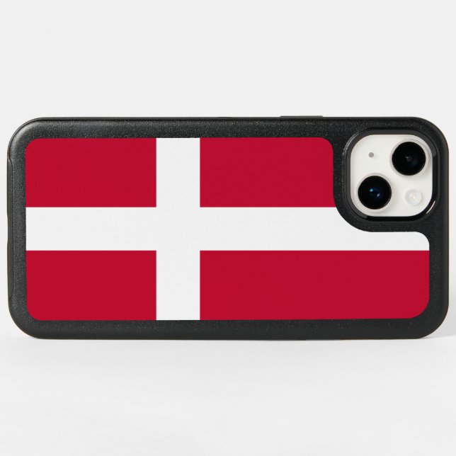 Denmark Otterbox iPhone Case (Back Horizontal)