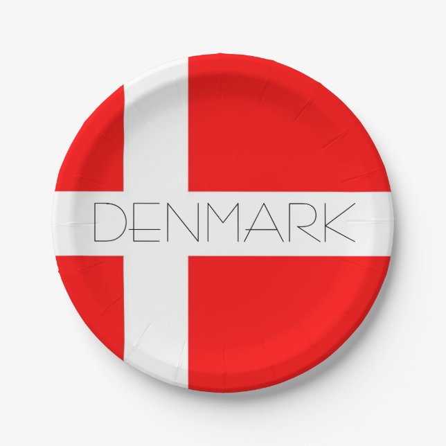 Denmark Paper Plates! Plates (Front)
