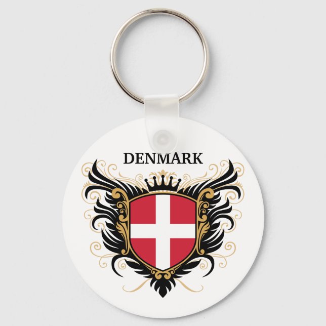 Denmark [personalize] keychain (Front)