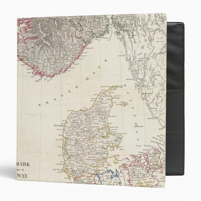 Denmark, pt of Norway 3 Ring Binder (Front/Inside)