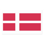DENMARK RECTANGULAR STICKER