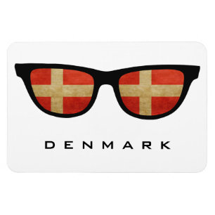 Denmark Shades custom text & color magnet