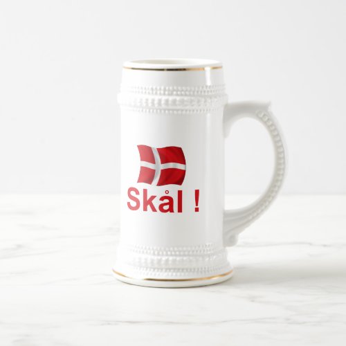 Denmark Skal Beer Stein