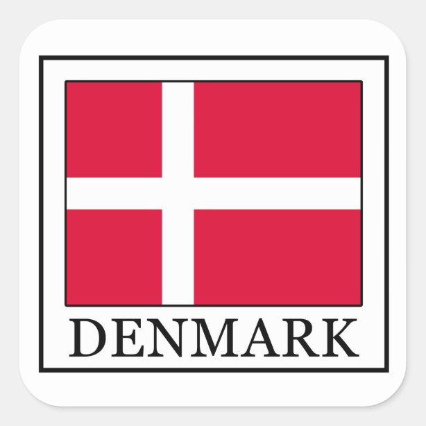 Danish Flag Stickers - 100% Satisfaction Guaranteed | Zazzle