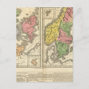 Denmark, Sweden, and Norway Postcard