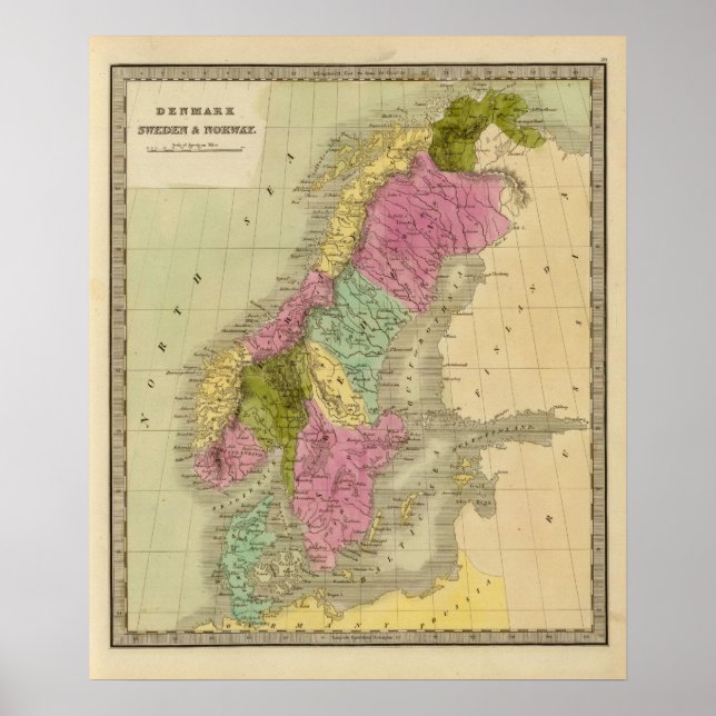 Denmark, Sweden and Norway Poster (Front)