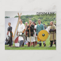 Denmark, The Land Of Vikings Postcard!