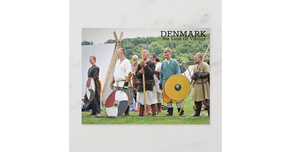 Denmark The Land Of Vikings Postcard Postcard Zazzle 7025