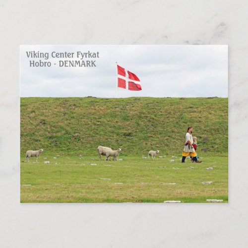 Denmark Viking Land Fyrkat Postcard Postcard