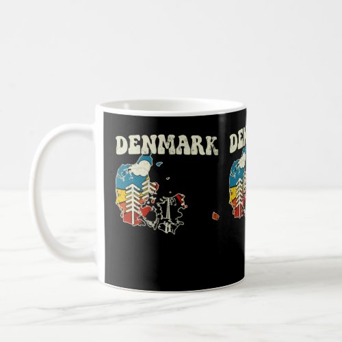 Denmark Vintage Danish Country Rainbow Retro 70s M Coffee Mug