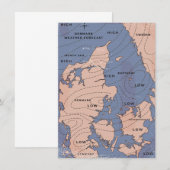 Denmark Vintage Weather forecast (Front/Back)