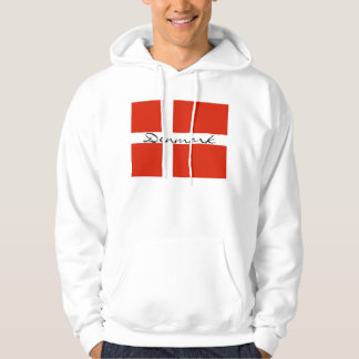 Denmark with Dannebrog Hoodie