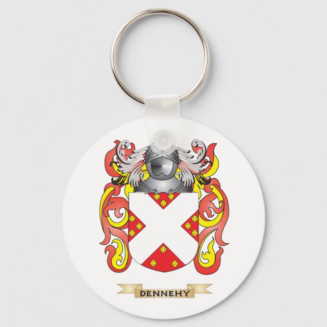Dennehy Coat of Arms Keychain (Front)