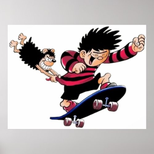 Dennis and gnasher  poster