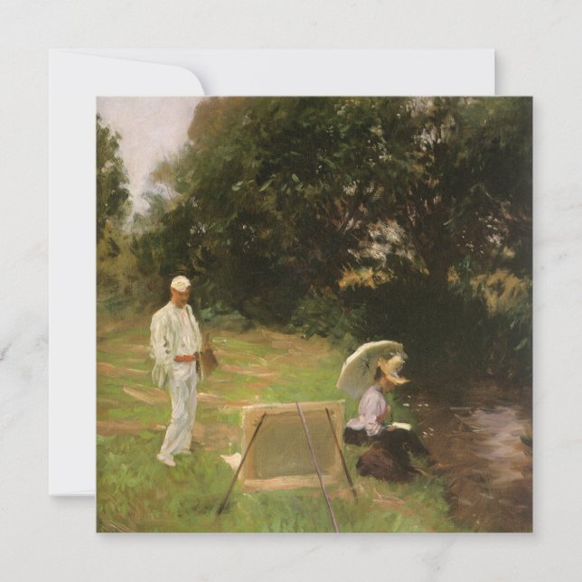 Dennis Miller Bunker Painting at Calcot by Sargent (Front)