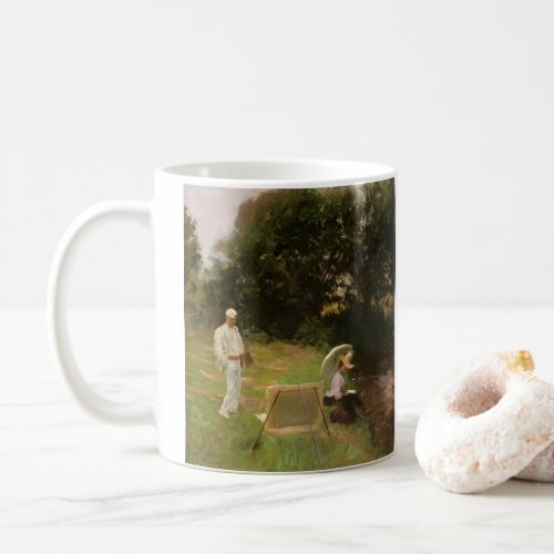 Dennis Miller Bunker Painting at Calcot by Sargent Coffee Mug
