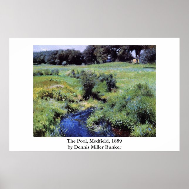 Dennis Miller Bunker's The Pool, Medfield Poster (Front)