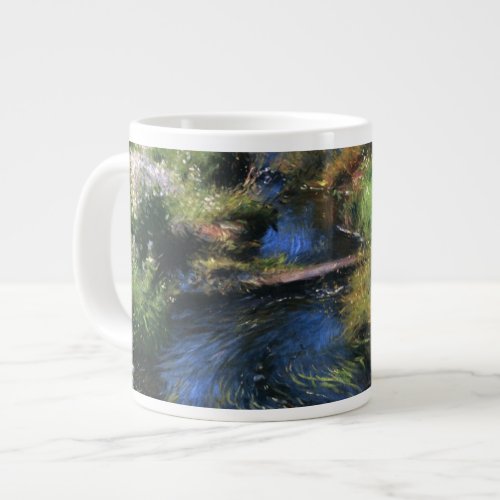 Dennis Miller Bunkers Wild Asters Giant Coffee Mug