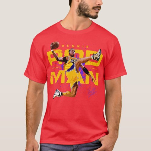 Dennis Rodman Lakers T_Shirt
