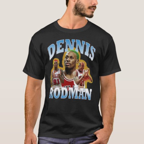 Dennis Rodman Vintage Bootleg Classic T_Shirt