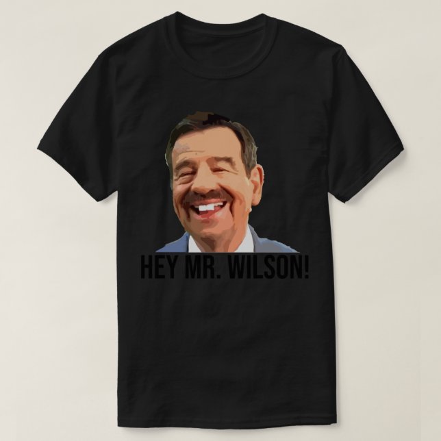 Dennis the Menace -  Hey Mr. Wilson! Sticker T-Shirt (Design Front)