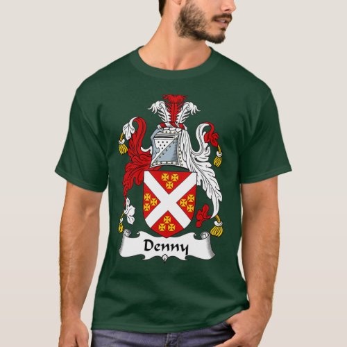 Denny Coat of Arms Family Crest  T_Shirt