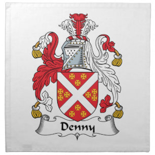 Denny Family Crest Napkin