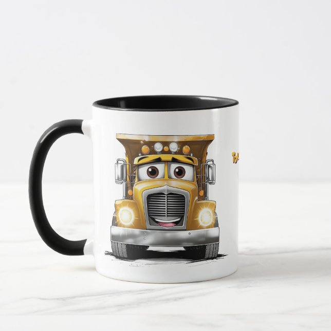 Denny the Dump Truck Mug (Left)