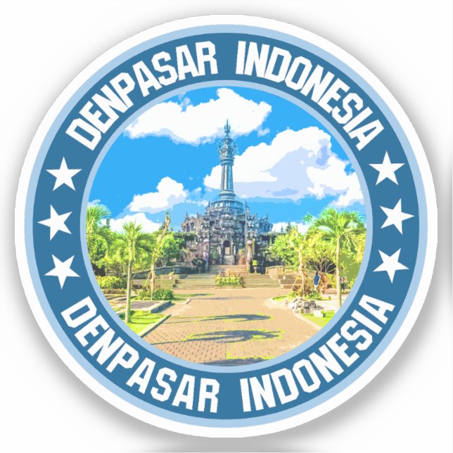 Denpasar                                           sticker (Front)
