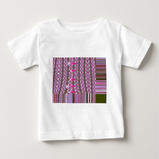 Dense and Intricate Abstract Pattern Art Print Baby T-Shirt (Front)