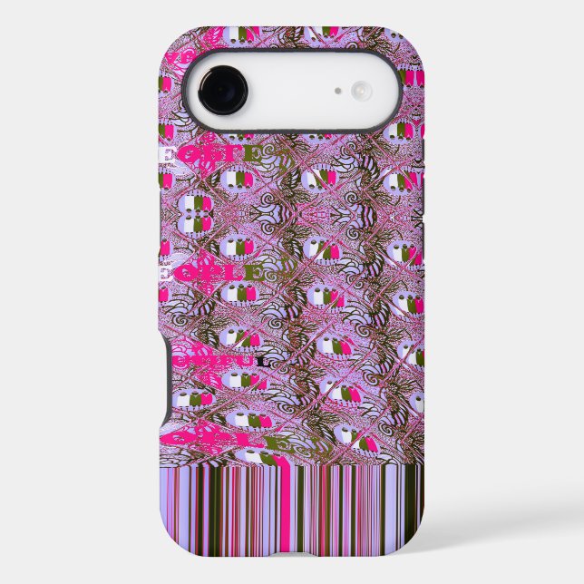 Dense and Intricate Abstract Pattern Art Print Iphone Case (Back)