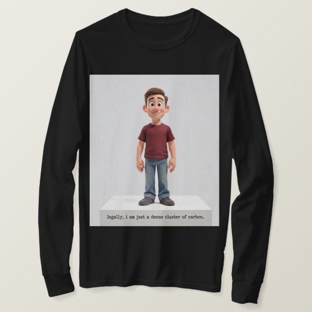 Dense Cluster Of Carbon Existential Meme Tee (Design Front)