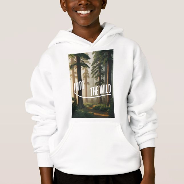 dense pine forest  hoodie (Front)