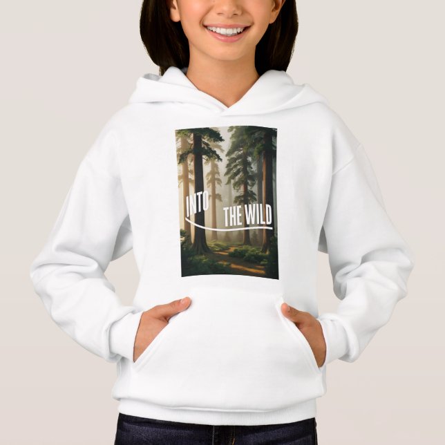 dense pine forest  hoodie (Front)