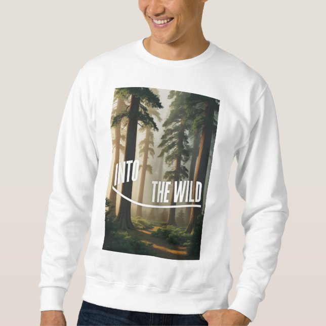 dense pine forest  sweatshirt (Front)