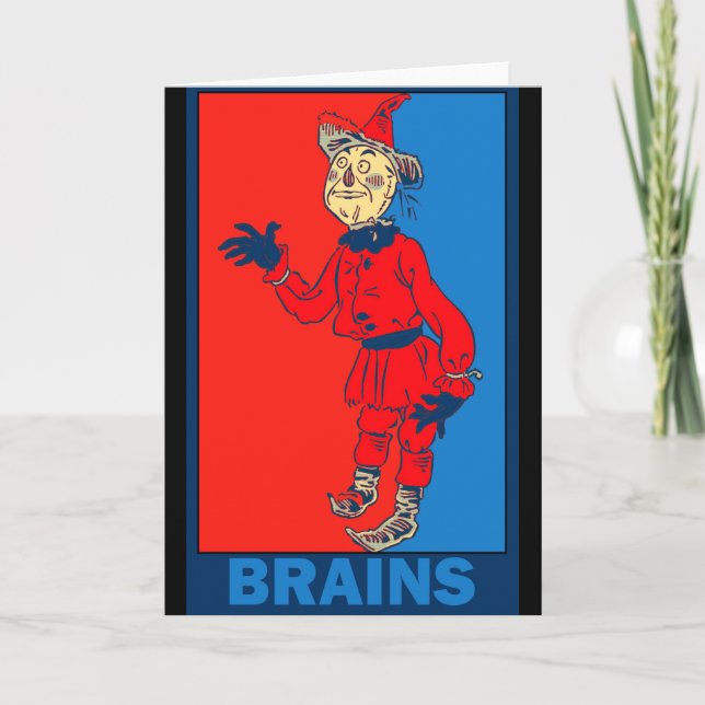 Denslow's Wizard of Oz: Brains Card (Front)