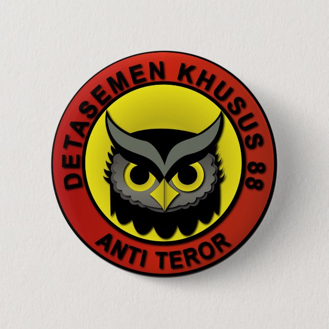 Densus 88 without text pinback button (Front)