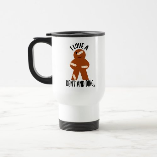 Dent and Ding Sale Board Game Meeple Design Travel Mug