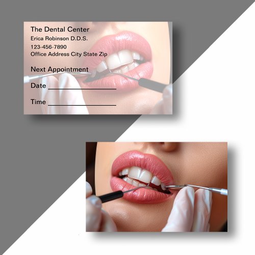 Dental Appointment Budget Business Cards
