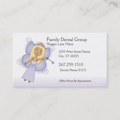 Customizable Dental Appointment Card and Business Card