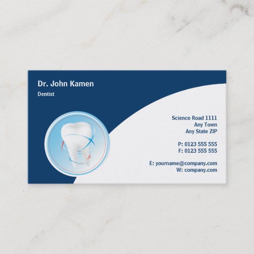 Dental Appointment Card | Dentist Business Card