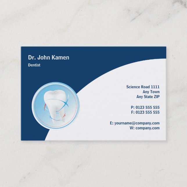 Dental Appointment Card | Dentist (EU) (Front)