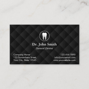 Dental Appointment Classic Black Quilted Dentist